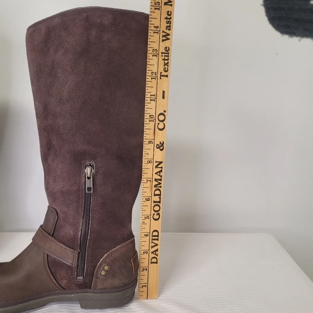 Ugg Thomsen Tall Waterproof Leather Shearling Lined Boots sz 6.5 1005268